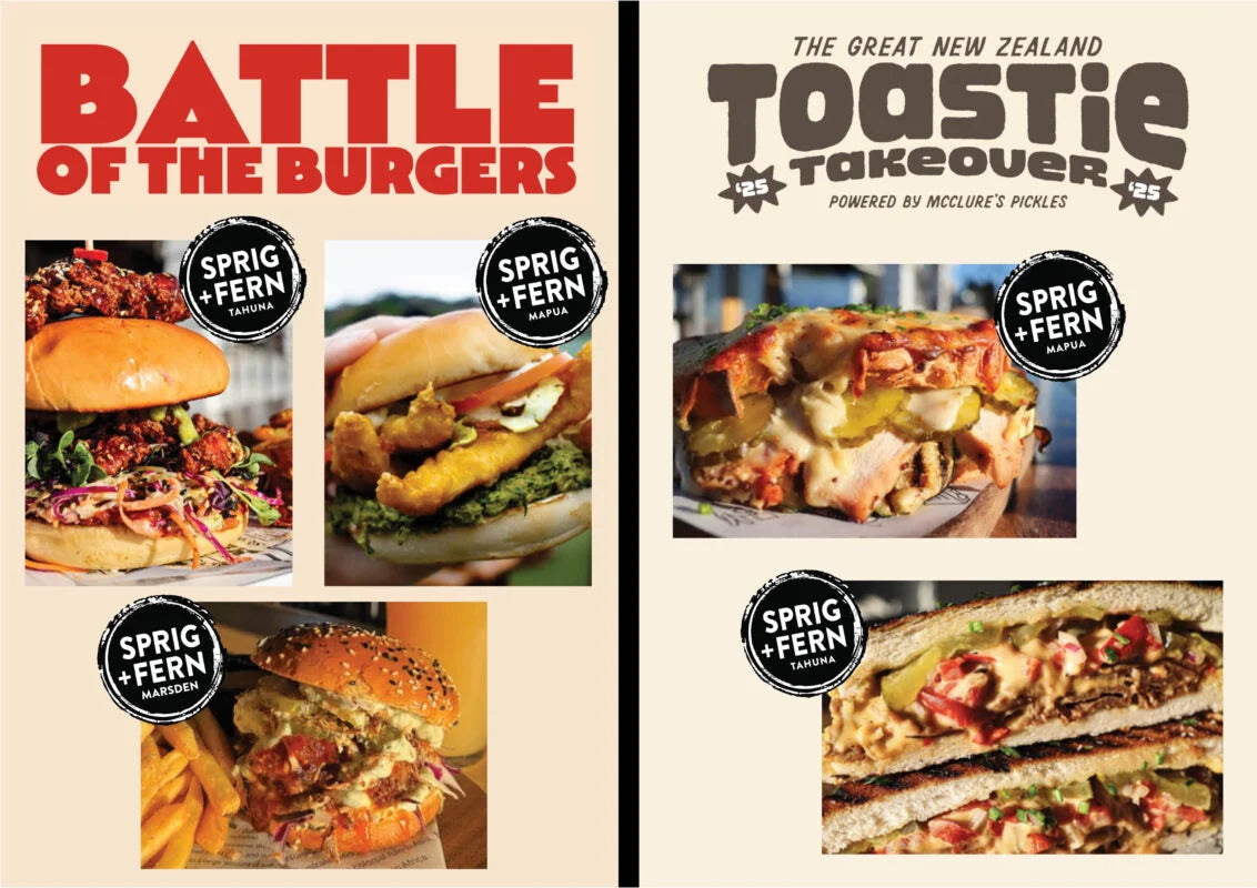 Sprig + Fern Taverns Compete in Toastie & Burger Showdowns!