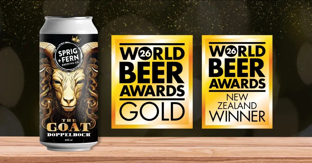 THE G.O.A.T DOPPELBOCK CLAIMS WORLD GOLD AND NEW ZEALAND COUNTRY WINNER AT THE WORLD BEER AWARDS