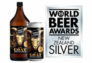 The G.O.A.T Doppelbock performs on the global stage with ‘WORLD BEER AWARDS’ accolade!