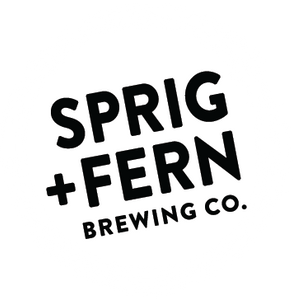 Logo of Sprig + Fern Brewing Co. on a white background