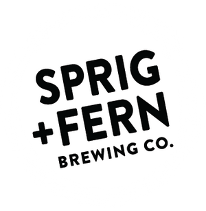 Logo of Sprig + Fern Brewing Co. on a white background