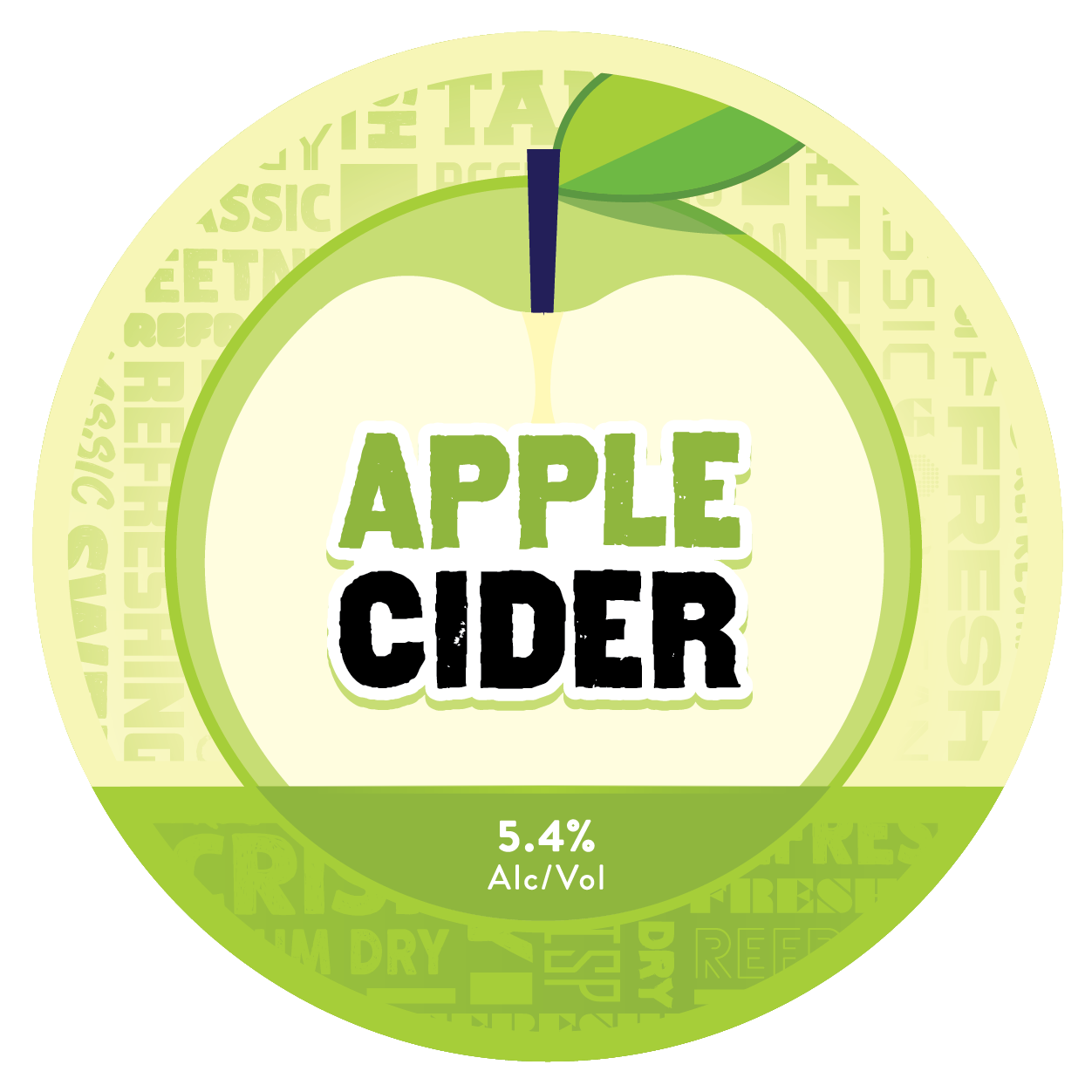 The tap badge for Sprig and Fern's Apple Cider