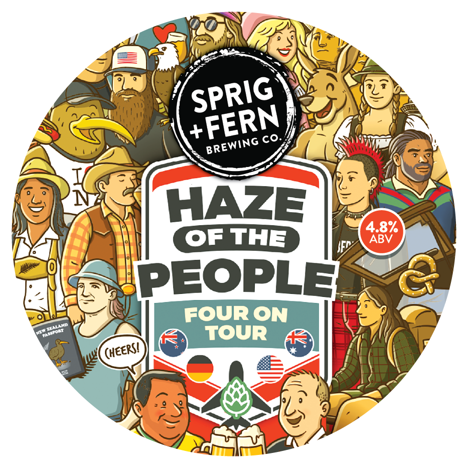 Tap Badge for Sprig and Fern's Haze of the People Four on Tour