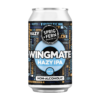 A 330 ml can of Sprig and Fern's Wingmate non alcoholic hazy India pale ale craft beer
