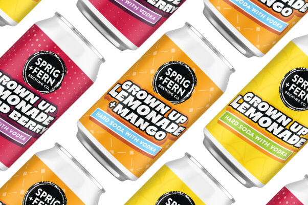 Sprig and Fern's new Grown Up Lemonade range of products