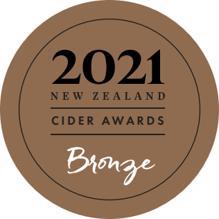 New Zealand Cider Awards 2021 Bronze medal