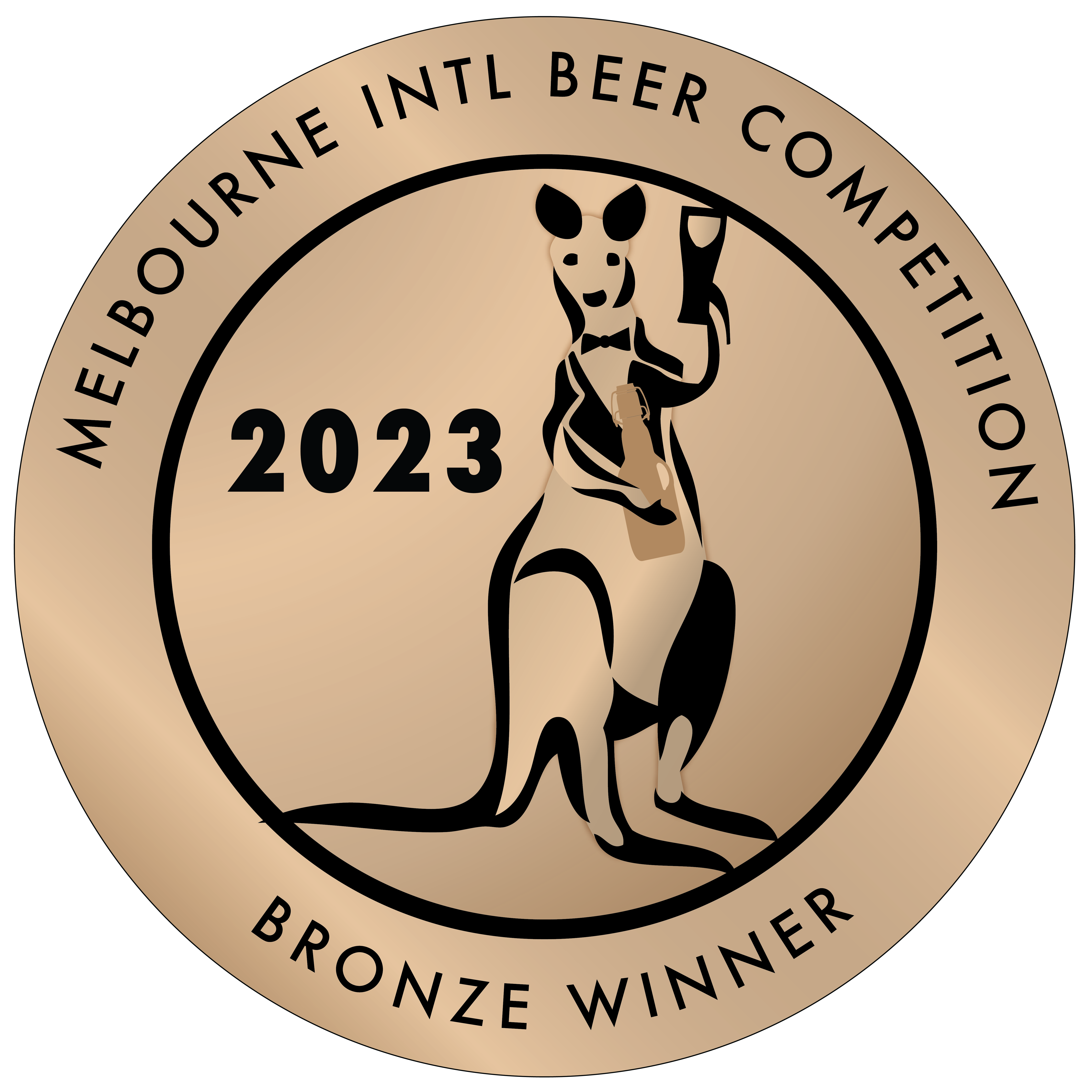 Melbourne International Beer Competition 2023 bronze medal