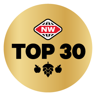 New World Beer & Cider Awards Top 30 Medal