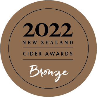 New Zealand Cider Awards 2022 Bronze medal