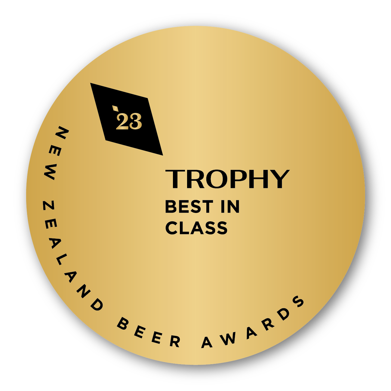 Brewers Guild of NZ Beer Awards Best In Class Trophy 2023
