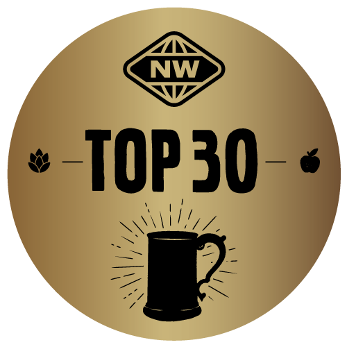 New World Beer & Cider Awards Top 30 Medal