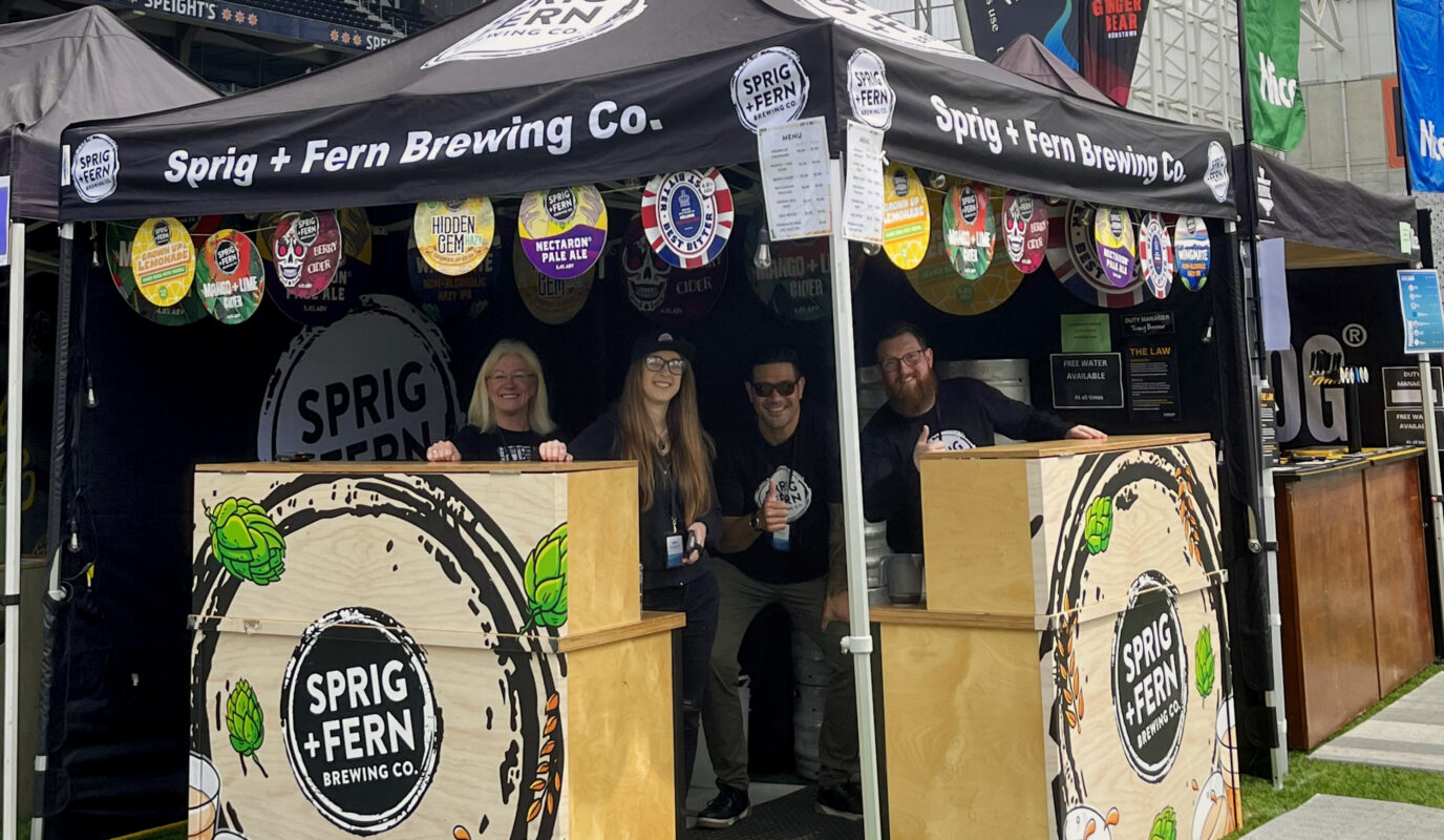 The Sprig and Fern team at the Dunedin Craft Beer and Food Festival