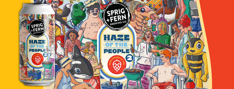 The artwork for Sprig and Fern's Haze of the People 2 craft beer