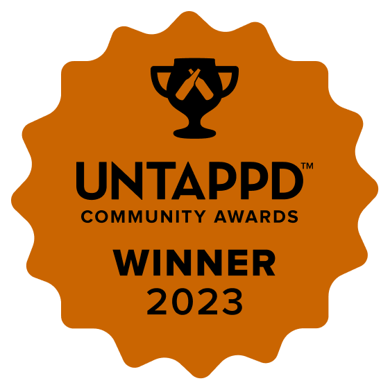An Untappd Community Awards bronze medal