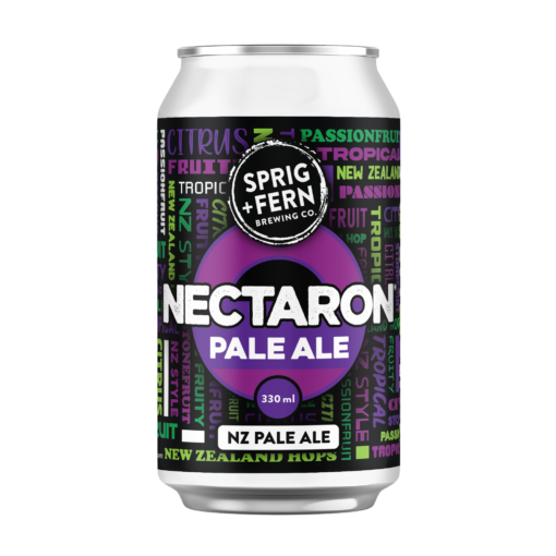 A 330 ml can of Sprig and Fern's Nectaron Pale Ale craft beer