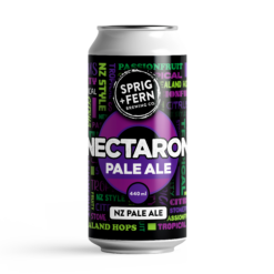 A 440 ml can of Sprig and Fern's Nectaron Pale Ale craft beer