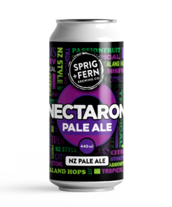 A 440 ml can of Sprig and Fern's Nectaron Pale Ale craft beer