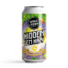 A 440ml can of Sprig and Fern's Hidden Gem Hazy pale ale craft beer with trial hop NZH-109