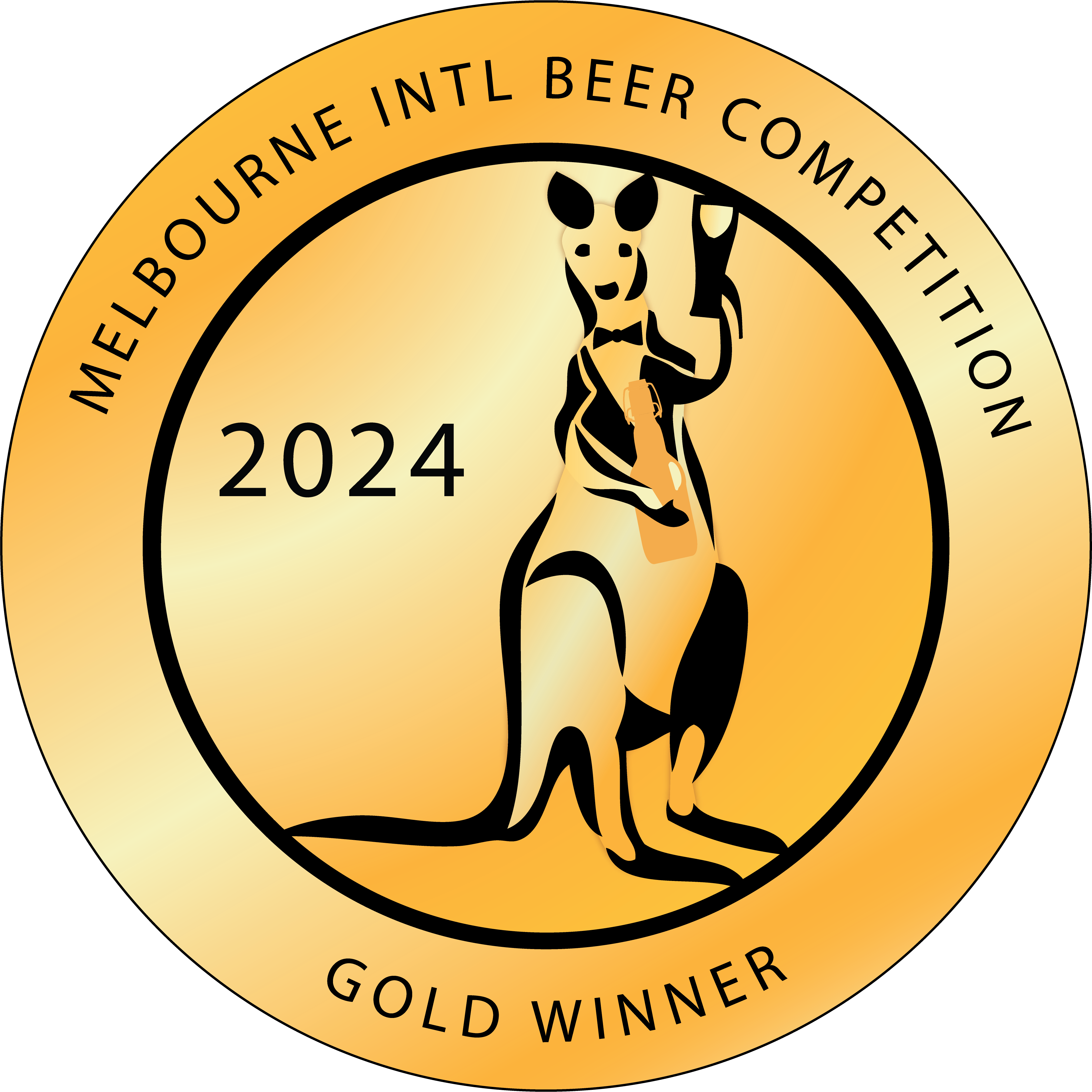 A 2024 Melbourne International Beer Competition gold medal