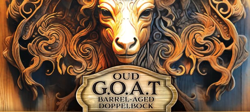 Artwork for Sprig and Fern's fifteenth birthday Oud G.O.A.T Doppelbock special release