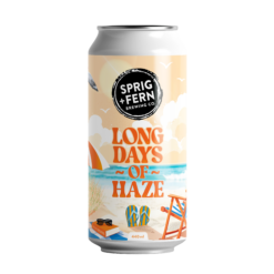 A 440ml can of Sprig and Fern's limited release beer, Long Days of Haze