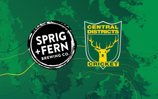 Sprig and Fern and Central Districts Cricket logos