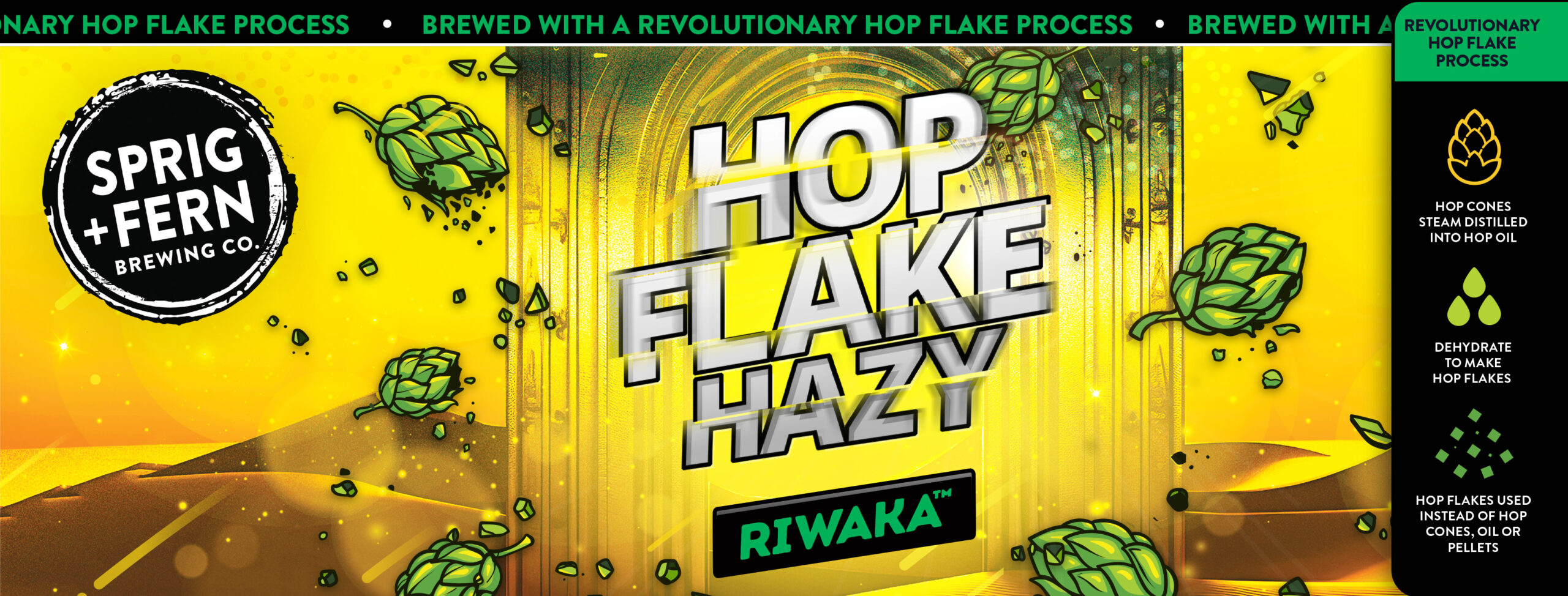 Artwork for Sprig and Fern's Hop Flake Hazy with Riwaka