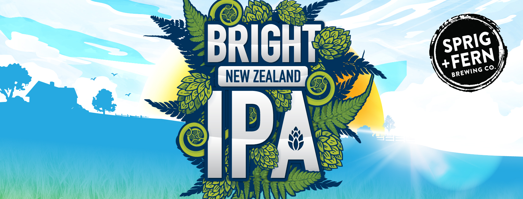 Artwork for Sprig and Fern's Bright NZ IPA