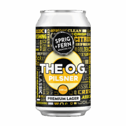A 330ml can of Sprig and Fern's The O.G. Pilsner